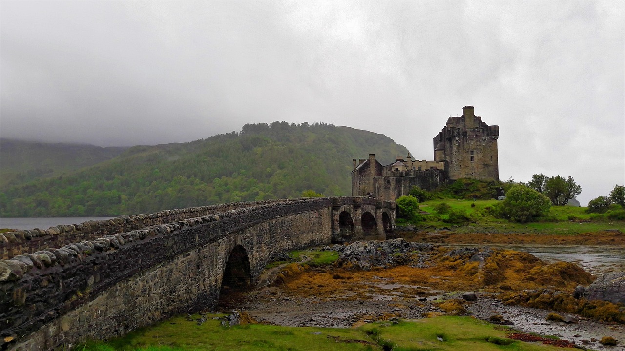 scotland, eilean donan castle, castle